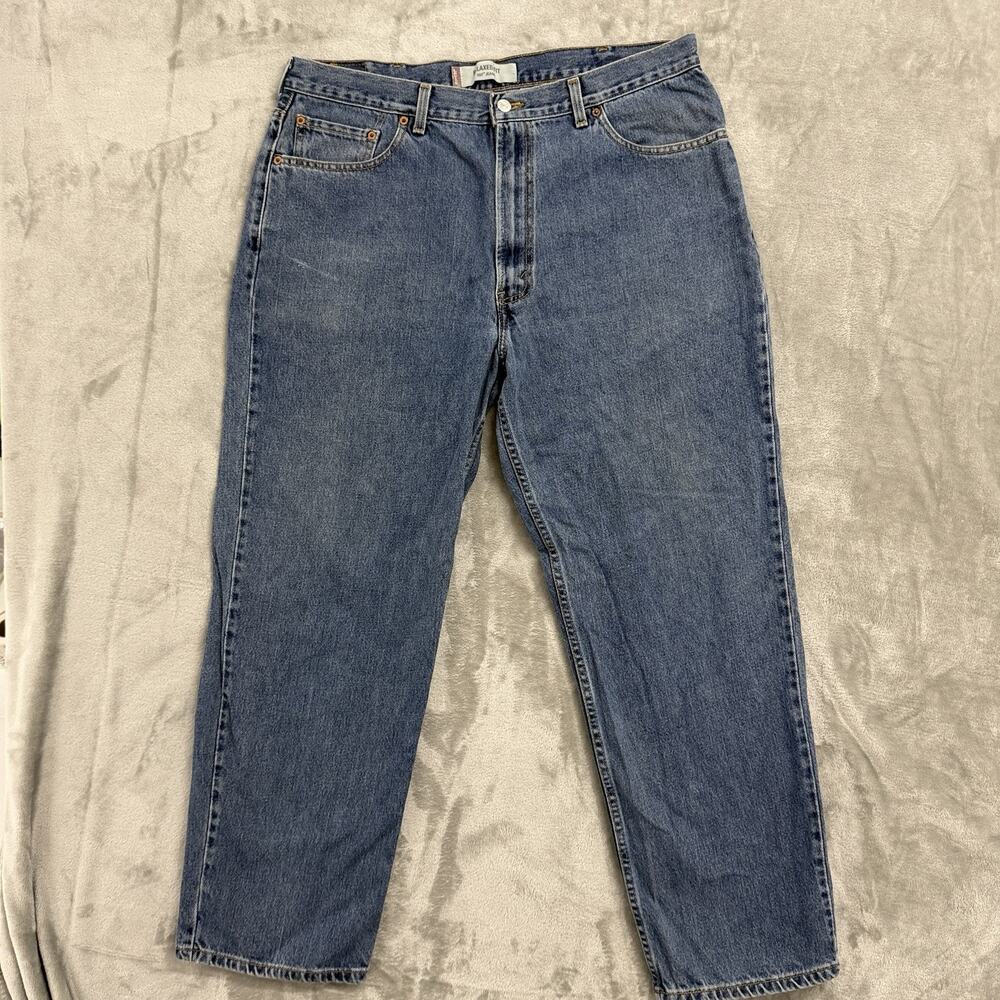 Y2K VTG Levis 550 Mens 40x32 (Fits 38x28) Altered Hem Made In Canada Denim Jeans
